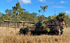 AS9 Huntsman Self Propelled Artillery System, AS10, 3rd Armoured Brigade, Exercise Pozieres Run 2026, Townsville Field Training Area, TFTA, M142 HIMARS, 14RAA, 4RAA